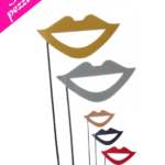 MASCHERINE SORRISO PROPS 5 PEZZI