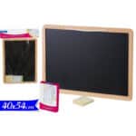 LAVAGNA 54X40 CM CON GESSETTI E CANCELLINO