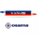 PENNE A SFERA CANCELLABILI OSAMA RISCRIVI DUO ROSSO BLU CONF. 12 PEZZI