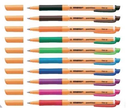 PENNE GEL STABILO POINT VISCO CONF. 10 PEZZI