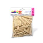 MEZZE MOLLETTE IN LEGNO MM. 25 - BUSTA PZ. 100