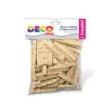 MEZZE MOLLETTE IN LEGNO MM. 45 - BUSTA PZ. 100