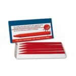 CERALACCA CWR COLORE ROSSA STECCHE CM 19,5  CONF. 10 PEZZI