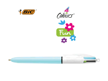 PENNE A SFERA BIC FUN 4 COLORI CONF. 12 PEZZI
