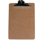 PORTABLOCCO RIGIDO IN LEGNO CON CLIP IN METALLO FORMATO A3