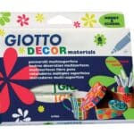 PENNARELLI GIOTTO DECOR MATERIALS A 12 COLORI