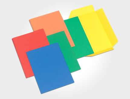 CARTELLE TRE LEMBI 25x33 COLORI FORTI 200GR CONF. 25 PEZZI AZZURRO