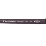 PENNARELLI GRADUATI STAEDTLER PIGMENT LINER PUNTA 0,7 NERO CONF. 10 PEZZI
