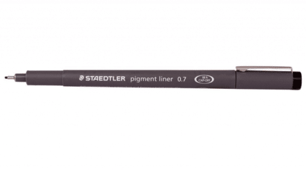 PENNARELLI GRADUATI STAEDTLER PIGMENT LINER PUNTA 0,7 NERO CONF. 10 PEZZI