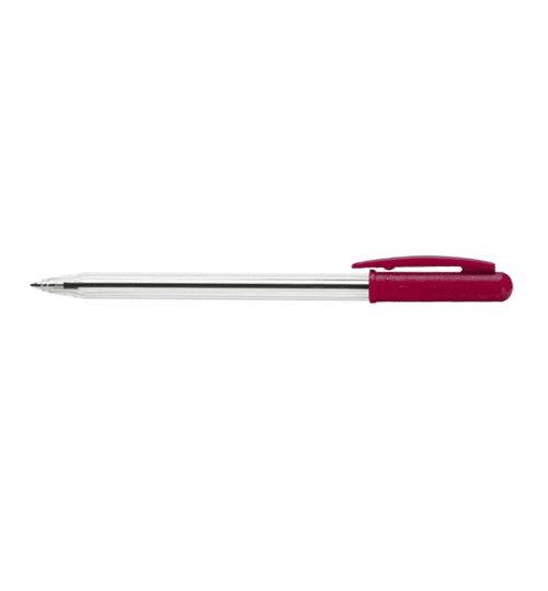 zoom_15419-0-5ec53af4.png PENNE A SFERA TRATTO 1 PUNTA MEDIA 1MM CONF. 50 PEZZI ROSSO - immagine 1