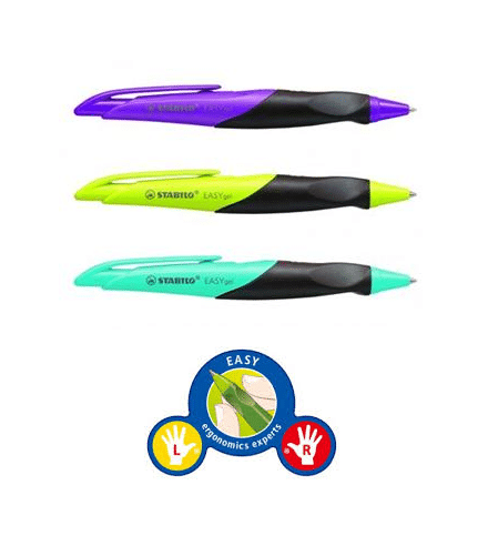zoom_3682-0-60143019.png PENNA STABILO EASY GEL LEFT MANCINI INCHIOSTRO BLU - immagine 1