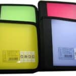 PORTA CD 24 TASCHE  IN POLIPROPILENE E DORSO IN TESSUTO