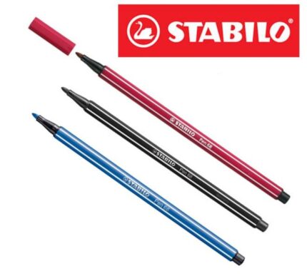 PENNARELLI STABILO PEN 68 - PUNTA FIBRA FINE CONF. 10 PEZZI