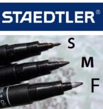 PENNARELLI INDELEBILI-COLORI ASSORTITI - STAEDTLER LUMOCOLOR 313 WP6 - PUNTA (S) SUPER FINE 0,4 mm - Conf. 6 pz - immagine 2