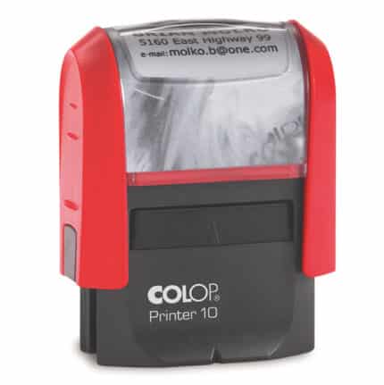 TIMBRO COLOP  AUTOINCHIOSTRANTE DA PERSONALIZZARE PRINTER 10