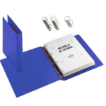 RACCOGLITORE EUROPA A4 FAVORIT BLU 4 ANELLI TONDI DIAMETRO 50