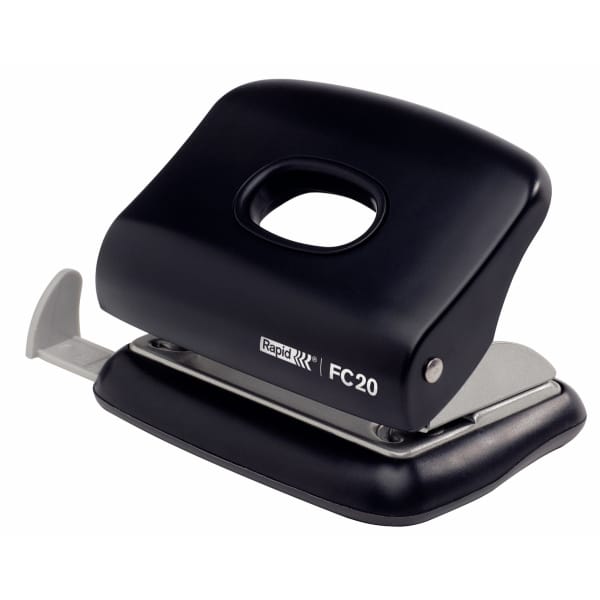 zoom_5750-0-5640bdfc.jpg PERFORATORE RAPID FC20 - IN ACCIAIO VERNICIATO A 2 FORI - CAPACITA' 20 FOGLI - immagine 1
