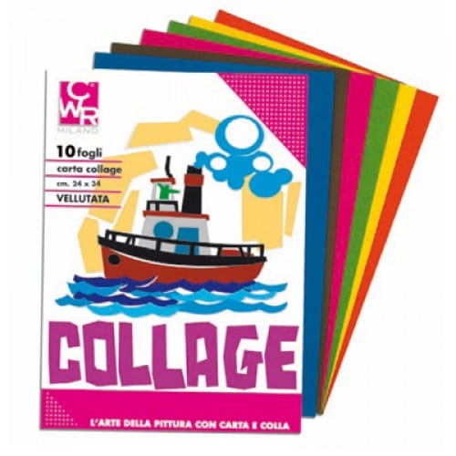 zoom_5766-0-5640bdfc.jpg ALBUM PER COLLAGE CWR IN CARTA VELLUTATA ADESIVA - 6 Fogli- 130 gr- cm 20X24 - COLORI ASSORTITI- conf. 25 pz - immagine 1