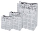 SHOPPERS IN CARTA PLASTIFICATA HOLOGRAFICA 157gr- cm 25x12x H.35 -  conf. 10 pz - immagine 4