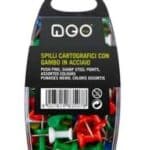 SPILLI  CARTOGRAFICI  C/GAMBO  IN  ACCIAIO  SC.  30  PZ  COL. ASS.