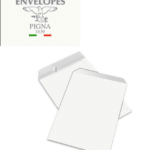 CONF. 500 BUSTE A SACCO PIGNA COMPETITOR CON STRIP - 25X35 BIANCHE- 80 GR