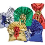 BUSTE REGALO - cm 15X25 - TINTA UNITA METALLIZZATE - conf. 50 pz