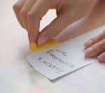 INDICIZZATORI NOTES PAGINE ADESIVI  STICK'N  - mm 70X70 - 50 FOGLI - BIANCO E GIALLO NEON - immagine 2