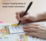 INDICIZZATORI NOTES PAGINE ADESIVI  STICK'N  - mm 70X70 - 50 FOGLI - BIANCO E GIALLO NEON - immagine 3