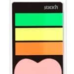 INDICIZZATORI PAGINE ADESIVI  STICK'N  mm45 x mm12 (25 FOGLI x 3) + MEMO CUORE - mm 44X44 - 20 FOGLI