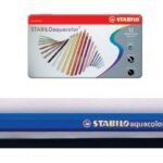 PASTELLI STABILO AQUACOLOR SCATOLA IN METALLO 12 COLORI