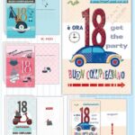 CONF. DA 12  BIGLIETTI COMPLEANNO 18 ANNI 11,5X17
