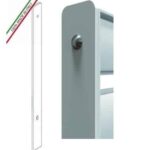 Piantana A Cementare - Profilo 60x7mm - H 1465 mm - Per Recinzione Modulare Grigliato Classic