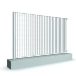 Pannello Recinzione Modulare In Grigliato Zincato A Caldo Classic- Maglia:mm69x132 - Misura:mm1992x 930 H