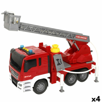 Camion Pompieri con Luci e Suoni Speed & Go 34 x 25 x 12 cm (4 Unità)
