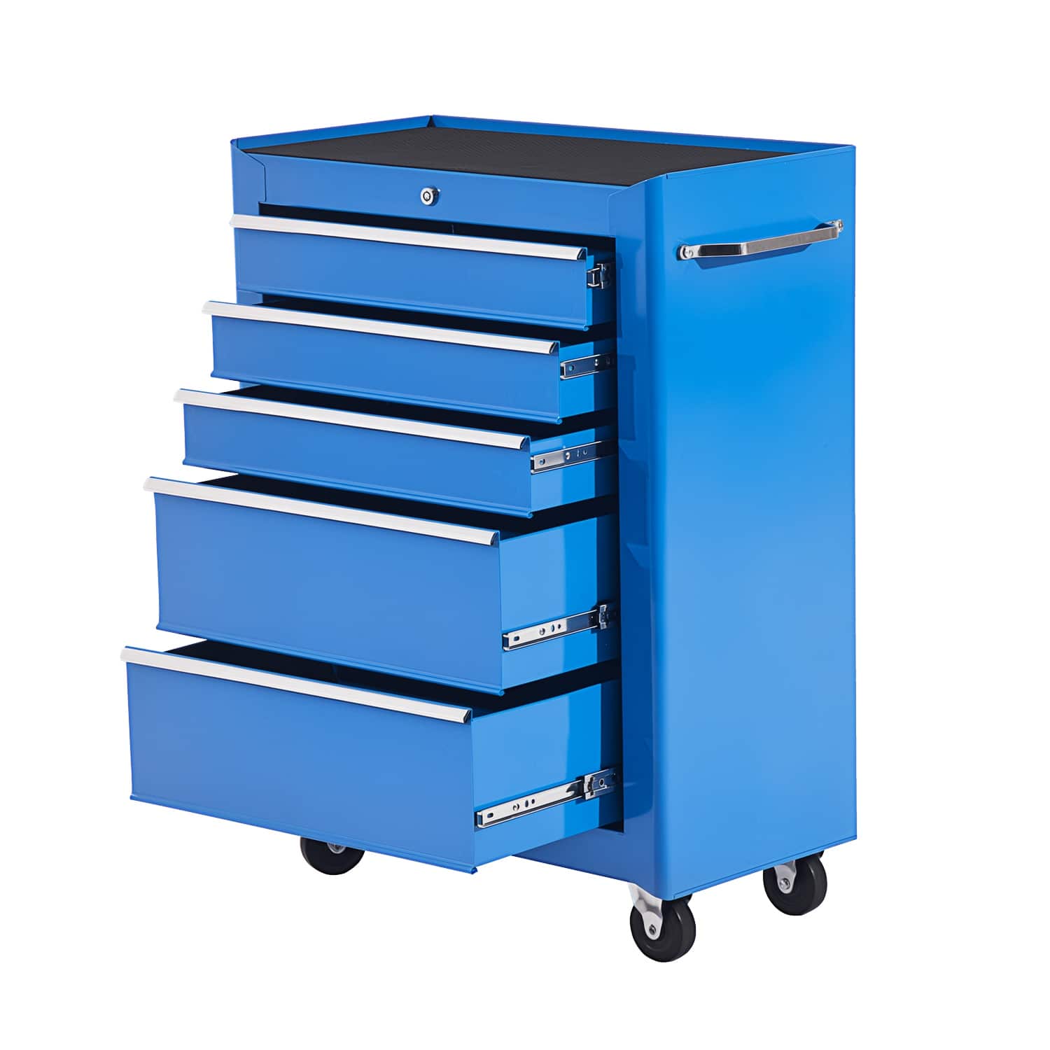 3y745c1980aa51f17.jpg Carrello Porta Utensili Attrezzi Attrezzatura con Cassettiera Azzurro 61,5 x 33 x 82,5cm - immagine 1