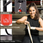 Set Boxe Pera Veloce con Piattaforma Installazione a Muro, Pompetta, Accessori Inclusi, 60 x 73 x 80 cm - immagine 7