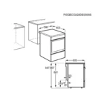 AEG CIB6499APB Cucina da accosto cm. 60, 4 zone induzione, funzione hob2Hood, forno elettrico pirolitico, manopole retrattili, vetroceramica, nero opaco - immagine 7