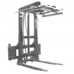 Forca per pellets regolabile con traslatore e stringicarico