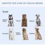 Gabbia per Animali Domestici Trasportino per Cani e Gatti Pieghevole in Acciaio Doppia Apertura, 121x77x82cm, Nero - immagine 5