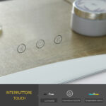 Specchio da Tavolo Professionale per Makeup con 12 Luci a LED Dimmerabili e Interruttore Touch in Stile Vintage - immagine 7