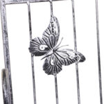 Scaffale Fioriera 3 Ripiani Pieghevole da Giardino Balcone Argento - immagine 8