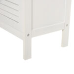 Mobiletto da Bagno Impermeabile con 2 Ripiani e Armadietto MDF Bianco - immagine 8