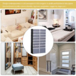Scarpiera Salvaspazio Modulare da Ingresso in Plastica, 95x37x160cm, Bianco e Nero - immagine 6