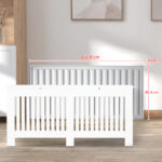 Copritermosifone a Doghe in MDF per Casa e Ufficio, 172x19x81 cm, Bianco - immagine 7