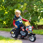 Mini Moto Elettrica per Bambini da 37-72 Mesi 3 Ruote Batteria 6V PP Ferro, Velocità 2,5KM/h, 92×53×67cm - immagine 2
