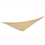 Tenda da sole triangolare, Beige, 6x6x6m