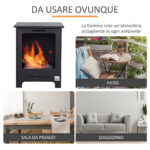 Caminetto a Bioetanolo Più Efficiente ed Ambientale Capacità Massima Combustile 0,9 Litri per una Fiamma fino a 3 Ore - immagine 6
