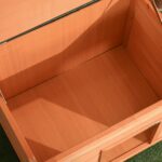 Cuccia per Cani Impermeabile da Esterno in Legno di Abete, 82 x 58 x 58cm - immagine 8