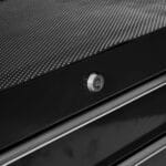 Carrello Porta Attrezzi 5 Cassetti con Chiave e Ruote Nero - immagine 9