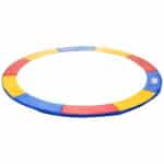Copertura Imbottita Bordo Trampolino, Protezione per Tappeto Elastico Giaridno in Plastica, Ø244cm, Multicolore